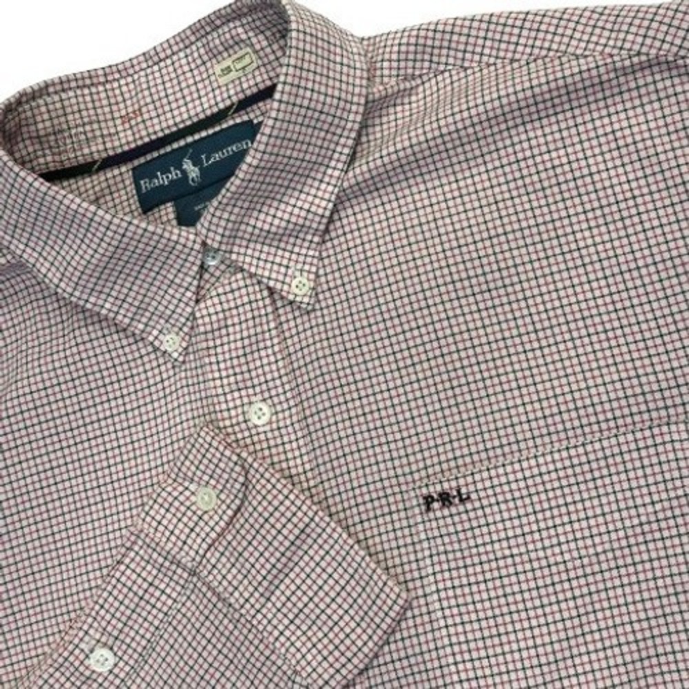 Polo Ralph Lauren Mens XL Tattersall Check Button Down Shirt